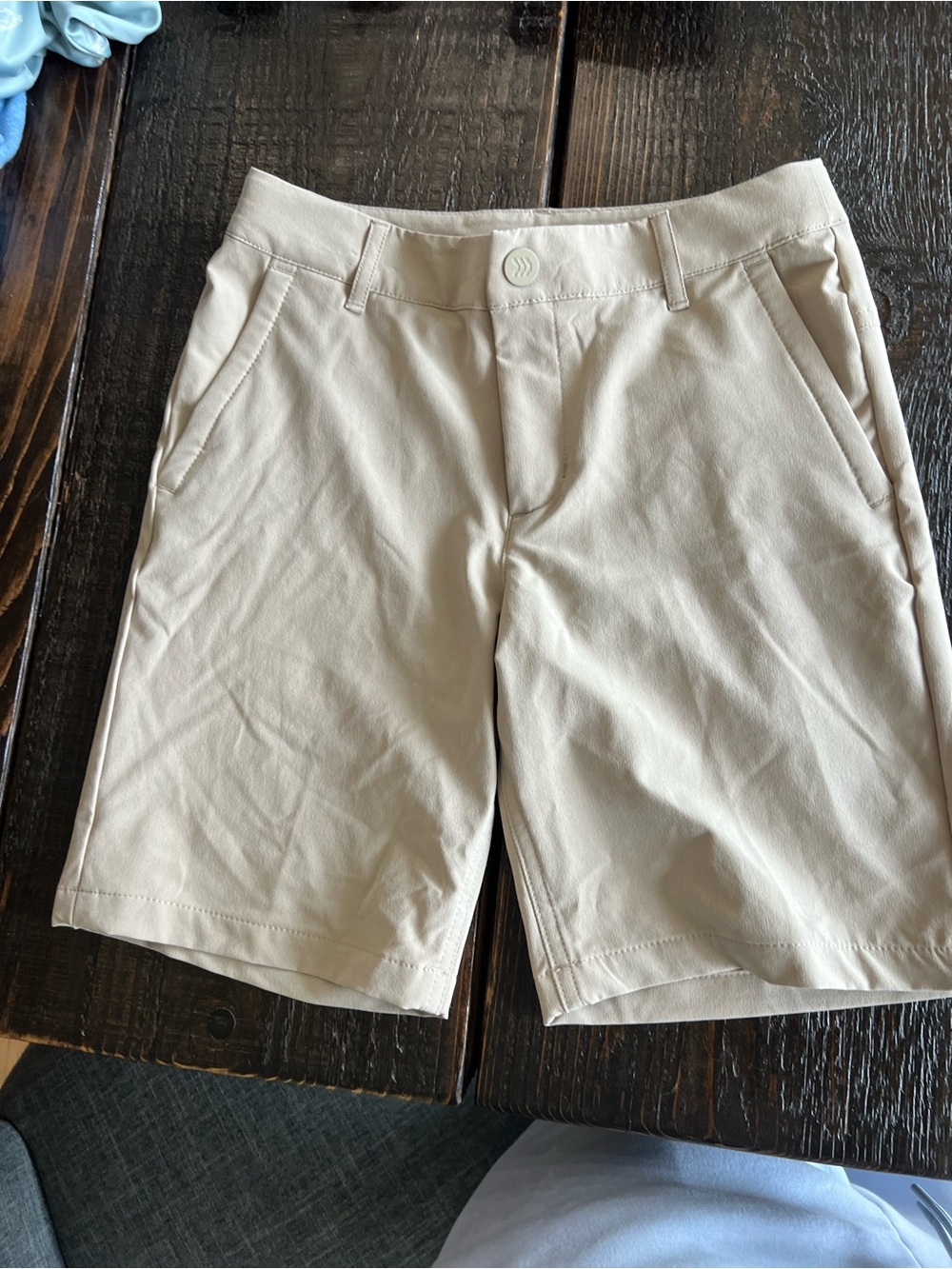 all in motion khaki golf shorts